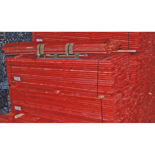 photo du produit Planche bois traité - Peinture rouge tool matos