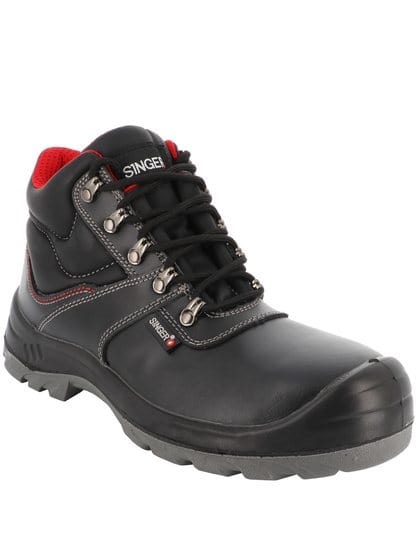 Chaussures hautes cuir fleur